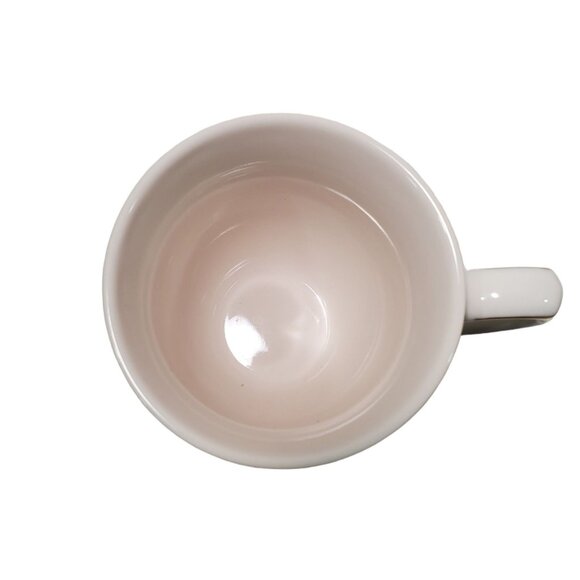Gold Accent Monogram Initial D Letter Footed Coffee Mug Cup Victorian Style - Picture 6 of 7